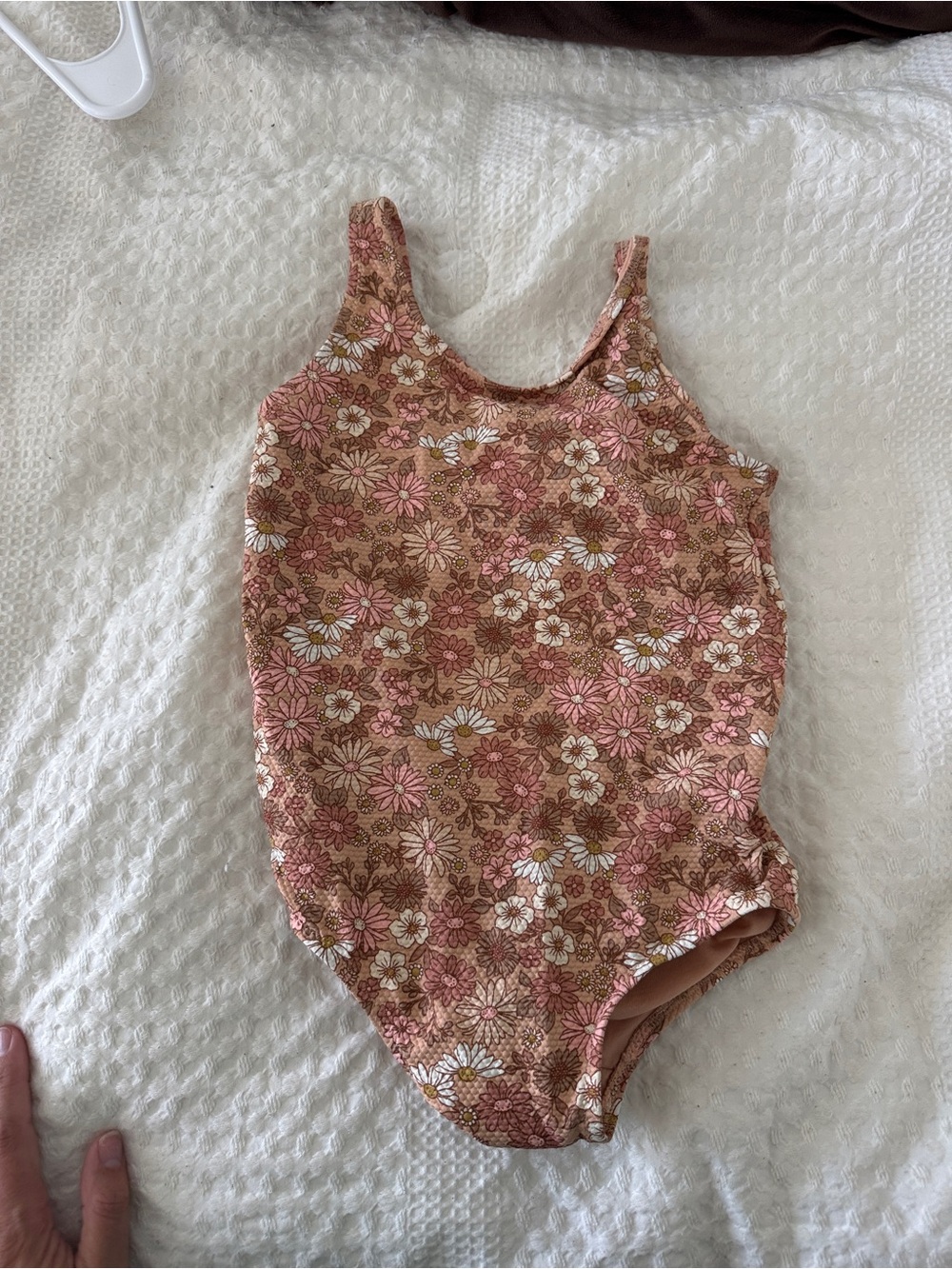 H&M Floral One-Piece Bodysuit - Pink, Brown
